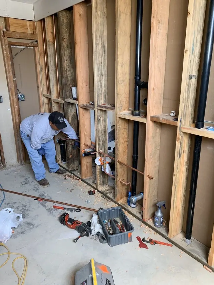 Commercial rough-in plumbing for Water Heater Replacement in Pawtucketville